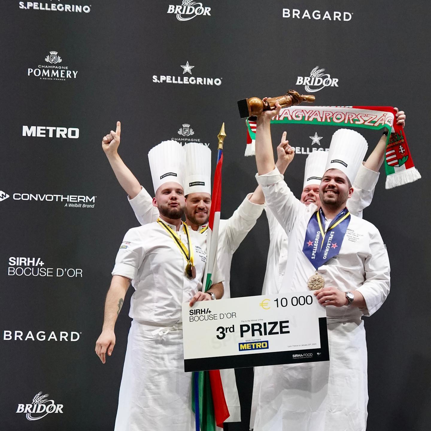 Csodálatos eredmény! Magyarország a Bocuse d'Or bronzérmese!
